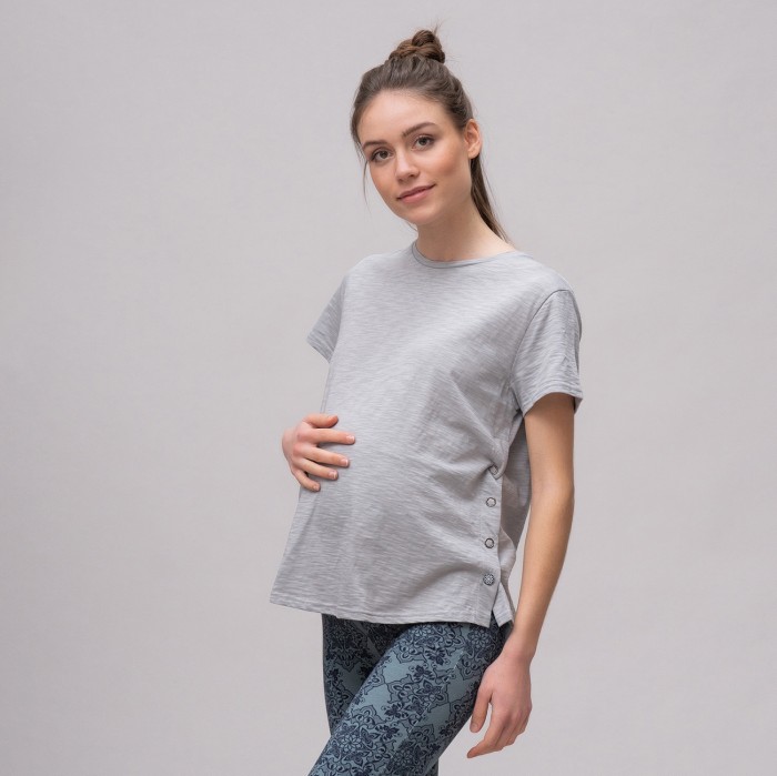 Umstands- und Stillshirt casual 100% Bio-Baumwolle